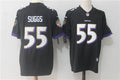 Men's Baltimore Ravens Terrell Suggs #55 Black Game Jerseys