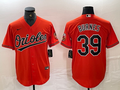 Men's Baltimore Orioles Corbin Burnes #39 Orange Replica Player Jerseys