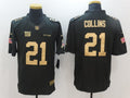 Men's New York Giants Landon Collins #21 Black Game Jerseys
