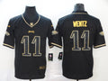 Men's Philadelphia Eagles Carson Wentz #11 Black Game Jerseys