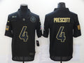 Men's Dallas Cowboys Dak Prescott Black 2020 Salute To Service Limited Jerseys