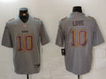 Men's Green Bay Packers Jordan Love #10 Gray Atmosphere Fashion Game Jerseys