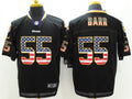 Men's Minnesota Vikings Anthony Barr #55 Black Game Jerseys
