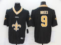 Men's New Orleans Saints #9 Drew Brees Black Game Jerseys