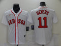 Men's Boston Red Sox Rafael Devers #11 White Replica Baseball Jerseys