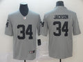 Men's Las Vegas Raiders Bo Jackson #34 Gray Inverted Legend Jerseys