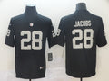Men's Las Vegas Raiders Josh Jacobs #28 Black Game Jerseys