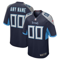 Custom Tennessee Titans Navy Jerseys