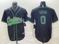 Men's Boston Celtics Jayson Tatum #0 Black Limited Player Jersey