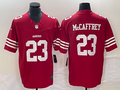 Men's San Francisco 49ers Christian McCaffrey #23 Red Game Jerseys