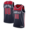 Men's Washington Wizards Navy 2022/23 Swingman Custom Jerseys - Statement Edition