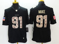 Men's Miami Dolphins Cameron Wake #91 Black Game Player Jerseys