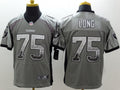 Men's Las Vegas Raiders Howie Long #75 Gray Game Jerseys