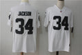Men's Las Vegas Raiders Bo Jackson #34 White Game Jerseys