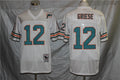 Men's Miami Dolphins Bob Griese Mitchell & Ness White Legacy Replica Jerseys