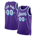 Men's Los Angeles Lakers Purple 2021/22 Swingman Custom Jerseys - City Edition