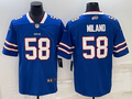 Men's Buffalo Bills Matt Milano #58 Royal Game Player Jerseys