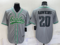 Men's Philadelphia Eagles Brian Dawkins #20 Gray Game Jerseys Joint Edition