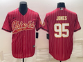 Men's Kansas City Chiefs Chris Jones #95 Red Player Jerseys Joint Edition