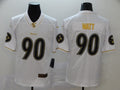 Men's Pittsburgh Steelers T.J. Watt #90 White Alternate Game Jerseys