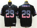 Men's Baltimore Ravens Justin Forsett #29 Black Game Jerseys