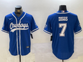 Men's Dallas Cowboys Trevon Diggs #7 Royal Game Jerseys