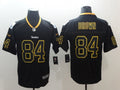 Men's Pittsburgh Steelers Antonio Brown #84 Black Alternate Player Jerseys