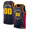 Men's Golden State Warriors Navy 2024/25 Custom Swingman Jerseys - City Edition