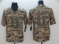 Men's New England Patriots Julian Edelman #11 Camouflage Game Jerseys