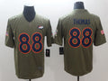 Men's Denver Broncos Demaryius Thomas #88 Brown Game Jerseys