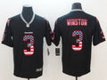 Men's Tampa Bay Buccaneers Jameis Winston #3 Black Alternate Game Jerseys