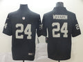 Men's Las Vegas Raiders Charles Woodson #24 Black Game Jerseys