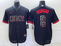 Men's Cincinnati Reds Joe Morgan #8 Black 2023 City Connect Replica Player Jerseys