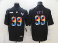 Men's Houston Texans #99 J.J. Watt Black Game Player Jerseys