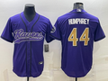 Men's Baltimore Ravens Marlon Humphrey #44 Purple Player Jerseys Joint Edition