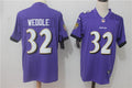 Men's Baltimore Ravens Eric Weddle #32 Purple Game Jerseys