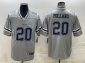 Men's Dallas Cowboys Tony Pollard #20 Gray Inverted Legend Player Jerseys
