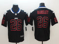 Men's New York Giants #26 Saquon Barkley Black Alternate Game Jerseys