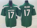 Men's New York Jets Garrett Wilson #17 Green Player Game Jerseys