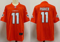 Men's Miami Dolphins DeVante Parker #11 Orange Aqua Game Jerseys