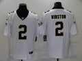 Men's New Orleans Saints Jameis Winston #2 White Game Jerseys