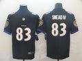 Men's Baltimore Ravens Willie Snead IV #83 Black Game Jerseys