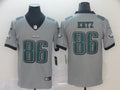 Men's Philadelphia Eagles Zach Ertz #86 Gray Game Jerseys