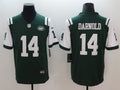 Men's New York Jets #14 Sam Darnold Green Game Jerseys