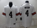 Men's Cleveland Browns Deshaun Watson #4 White Game Jerseys