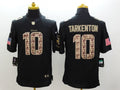 Men's Minnesota Vikings Fran Tarkenton #10 Black Game Player Jerseys