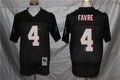 Men's Atlanta Falcons Brett Favre Mitchell & Ness Black Legacy Replica Jerseys
