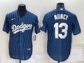 Men's Los Angeles Dodgers Max Muncy #13 Blue Authentic Game Jerseys