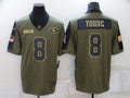 Men's San Francisco 49ers Steve Young #8 Brown Game Jerseys