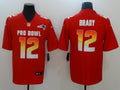 Men's New England Patriots Tom Brady #12 Red Game Player Jerseys